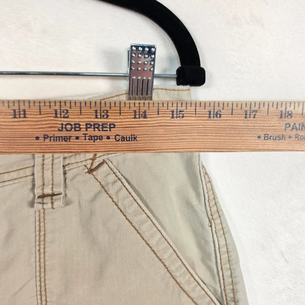 Polo Jeans Co Ralph Lauren Shorts Women's 6 Beige Utility Carpenter Y2K Casual